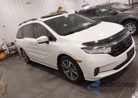 2022 Honda Odyssey Touring from USA, damaged, VIN 5FNRL6H88NB046826